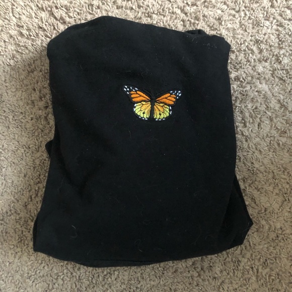 Brandy Melville Butterfly Patch Hoodie - Picture 2 of 2